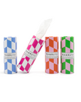 Perfect tissue box tubes for your car placed against white background.