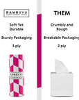 Bamboo Car Tissue Box (12 pack)