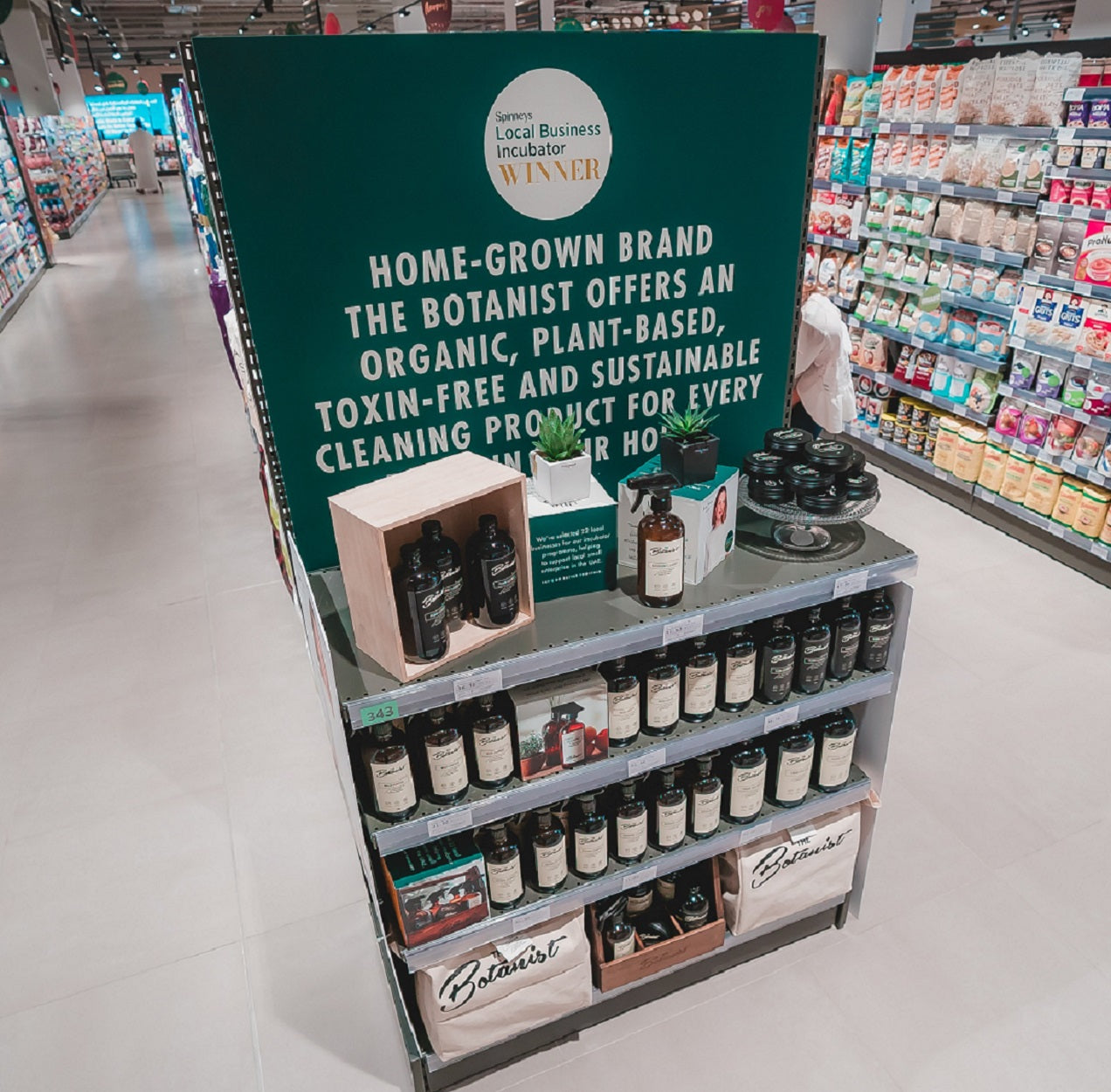 We're now in Spinneys!