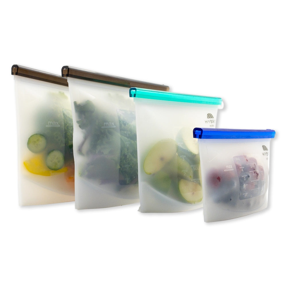 Silicone Food Storage Bags (4 Pack)